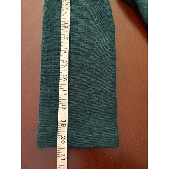 GAP Textured Fit & Flare Green Flutter Dress Career Holiday Party Size 6 TALL - Picture 11 of 13